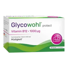 Glycowohl vitamin B12 1000 µg veganske kapsule visoke doze, 120 komada