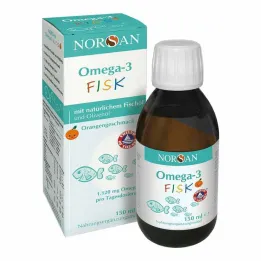 Norsan Omega-3 Fisk za djecu tekućina, 150 ml