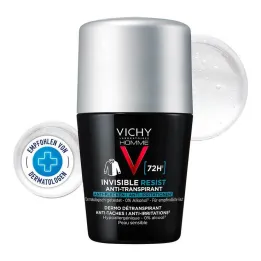 Vichy Homme Deo Roll-on 72h protiv mrlja, 50 ml