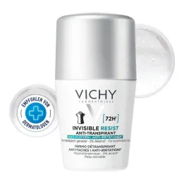 Vichy Dezodorans Roll-on 72h protiv mrlja Invisible, 50 ml