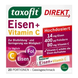 Taxofit željezo + vitamin C Direct granule, 20 kom
