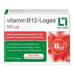 Vitamin B12-Loges 500 µg kapsule, 180 komada