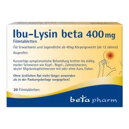 Ibu-Lysine beta 400 mg filmom obložene tablete, 20 kom