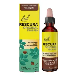 Bach cvijeće original Rescura kapi bezalkoholne čokolada menta, 20 ml