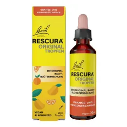 Bach Flowers Original Rescura kapi bez alkohola Orange Mango, 20 ml