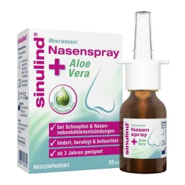 Sinulind morska voda sprej za nos + aloe vera, 20 ml