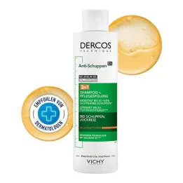 Vichy Dercos 2u1 šampon i regenerator protiv peruti, 200 ml