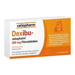 Dexibu-ratiopharm 200 mg filmom obložene tablete, 10 kom