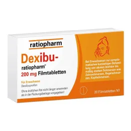 Dexibu-ratiopharm 200 mg filmom obložene tablete, 20 kom