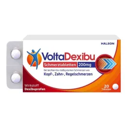 VoltaDexibu lijekovi protiv bolova 200 mg filmom obložene tablete, 20 kom