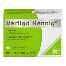 Vertigo Hennig tablete, 200 kom