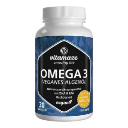 Omega-3 vegansko ulje algi, kapsule visoke doze, 30 kom