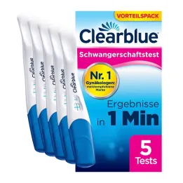 Clearblue test za brzo otkrivanje trudnoće, 5 kom