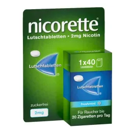 Nicorette svježa metvica 2 mg prešane pastile, 40 kom