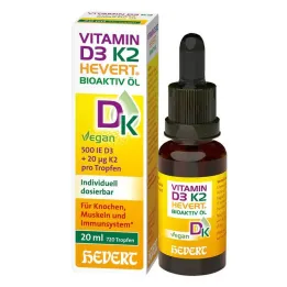 Vitamin D3 K2 Hevert bioaktivno ulje, 20 ml