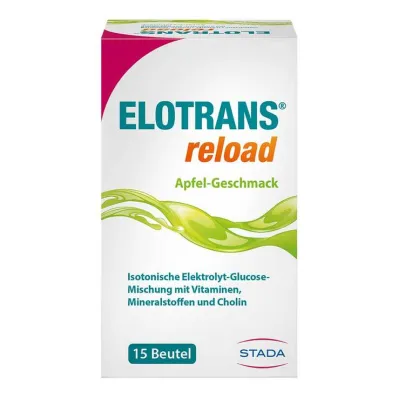 Elotrans reload elektrolit u prahu jabuka vrećica, 15X7,45 g