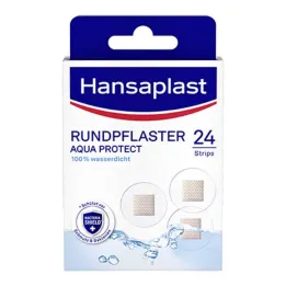 Hansaplast Aqua Protect okrugli flaster, 24 komada