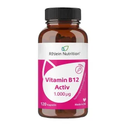 Vitamin B12 Activ 1000 µg visoka doza + veganske kapsule, 120 komada
