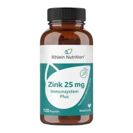 Cink 25 mg Immune System Plus visoke doze + veganske kapsule, 120 kom