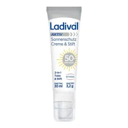 Ladival Aktivna krema za zaštitu od sunca &amp; Pen LSF 50 + , 30 ml