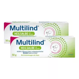MULTILIND Ljekovita mast s nistatinom i cink oksidom, 2X50 g