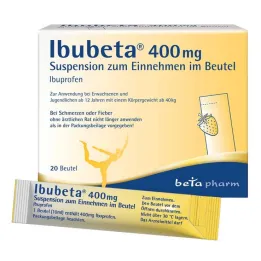 Ibubeta 400 mg oralna suspenzija u vrećici 20 kom