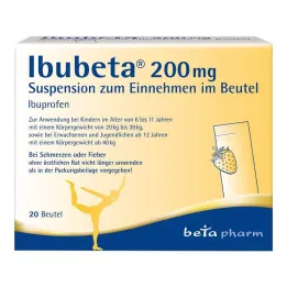 Ibubeta 200 mg oralna suspenzija u vrećici 20 kom