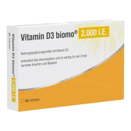 Vitamin D3 Biomo 2.000 IU tablete, 60 kom