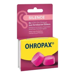 Ohropax Silence silikonski čepići za uši, 6 komada