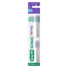 GUM Sonic Ortho zamjenske glave četkice, 2 kom