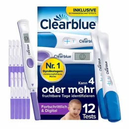 Clearblue kombinacija testa za ovulaciju i trudnoću, 12 kom