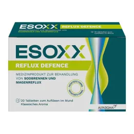 ESOXX Žvakaće tablete Reflux Defense, 20 kom