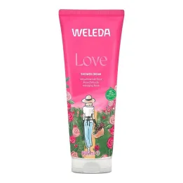 Weleda Love krema za tuširanje Rose, 200 ml