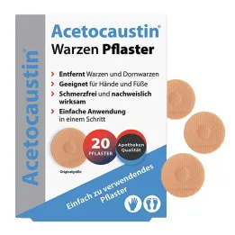 Acetocaustin flasteri protiv bradavica, 20 kom