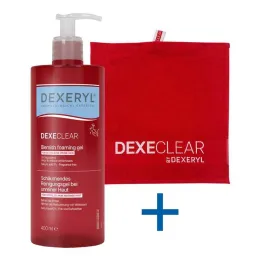 Dexeryl Dexeclear pjenasti gel za umivanje za nečistu kožu, 400 ml