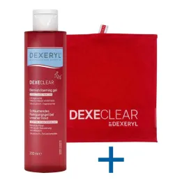 Dexeryl Dexeclear pjenasti gel za umivanje za nečistu kožu, 200 ml