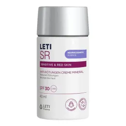 Leti SR Mineralna krema protiv crvenila SPF 30, 40 ml