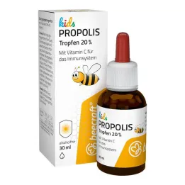 Beecraft Kids Propolis organske kapi 20% plus vitamin C, 30 ml