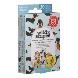 Wild Stripes flasteri za osjetljivu djecu Animal Fun, 20 kom