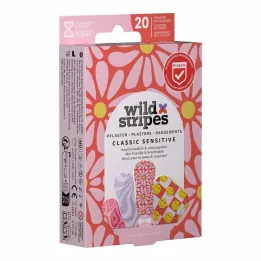 Wild Stripes Classic osjetljivi flasteri Pastel Fun, 20 kom
