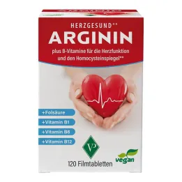 Arginin Heart Healthy + Vitamin B1 + B6 + B12 + folna kiselina film tab., 120 kom