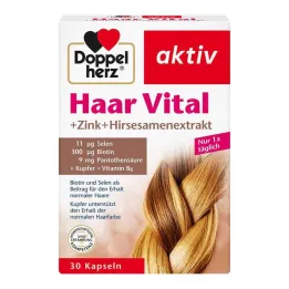 Doppelherz Hair Vital + cink + proso kapsule, 30 kom