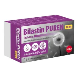Bilastin Puren 20 mg tablete, 50 kom