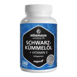 Ulje crnog kima kapsule + vitamin E, 240 kom