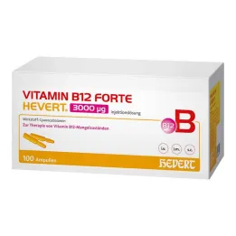 Vitamin B12 Forte Hevert 3000 µg otopina za injekciju ampula, 100x2 ml