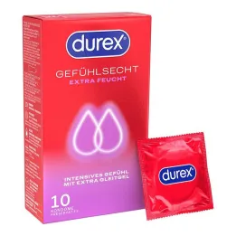 Durex real-feeling extra moist kondomi, 10 kom