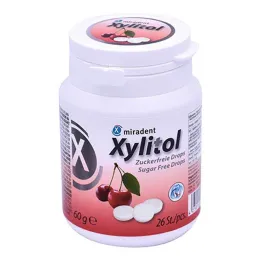Miradent Xylitol Drops kutija od trešnje, 60 g