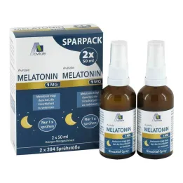 Melatonin 1 mg sprej za spavanje, 2x50 ml