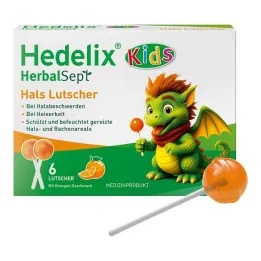 Hedelix Herbalsept Lizalice za vrat Kids, 6 kom