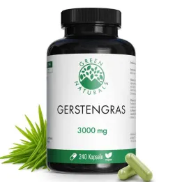 Green Naturals® ječmena trava 3000 mg kapsule veganske (240 komada)